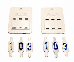 Plaque d'identification T200 Aluplex Signalétique