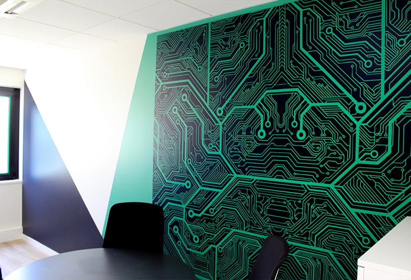 signaletique interieure bureau entreprise