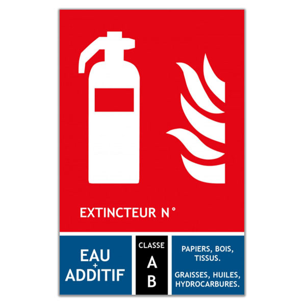 signalétique extincteur classe AB