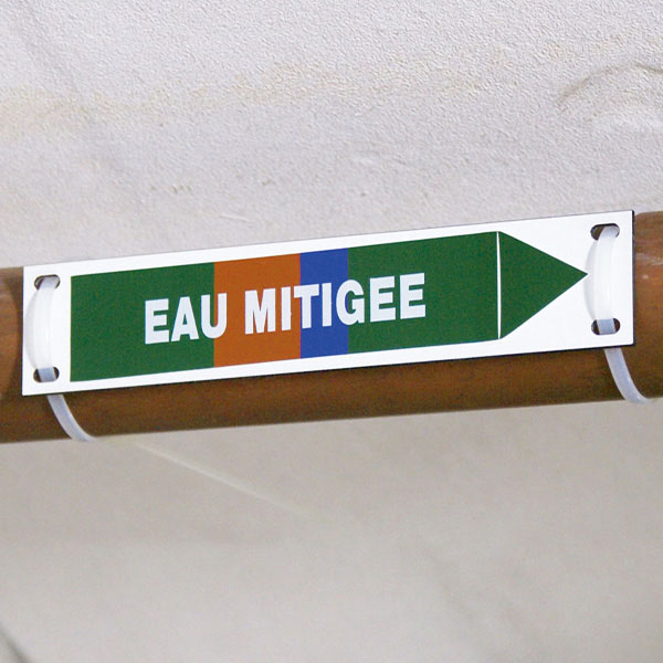 support de repérage et marquage de tuyauterie