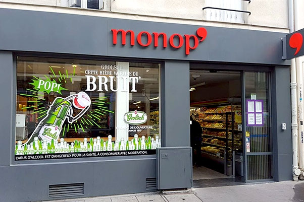 signalétique extérieur de commerce