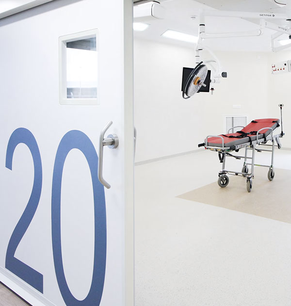 signalétique hôpital porte bloc