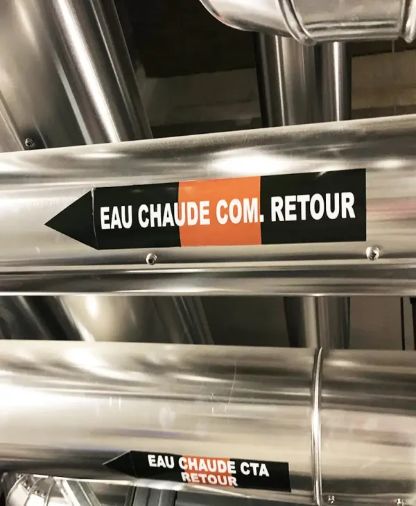 Repérages de tuyauterie